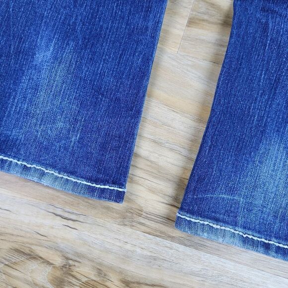 💇♀️Hydraulic Blue Bailey Embroidered Button Pocket Jeans Size 18 - Picture 12 of 12